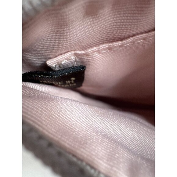 Coach Signature Gray Wristlet Pouch with mini hang tag 7”x4.5” - Picture 9 of 10